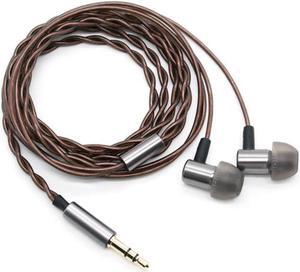 Stable  Useful 3.5mm Copper Driver Music Earphone Lightweight Wired Headphone Lossless   for Recording