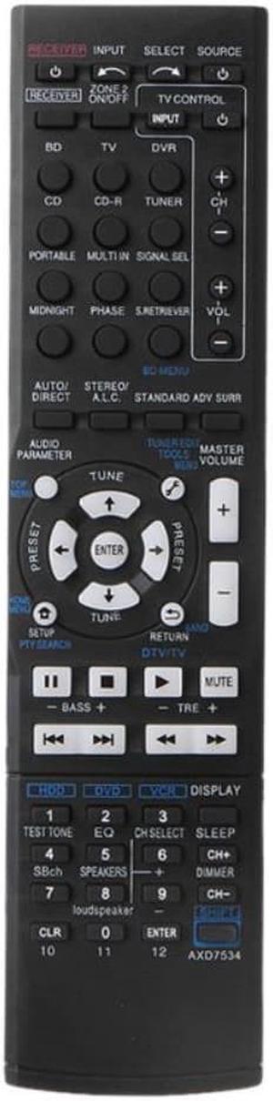 AXD7534 Remote Control for Pioneer AV Receiver Home Theater AXD7568 AXD7584 AXD7586 AXD7623 VSX-819H-S VSX-819H Vsx520