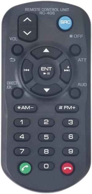 Replaced Remote Control Fit for kenwood Car Radio KCA-RC406 KDC-X997 KDC-BT955HD RC-406 Remote Control Replacement Black