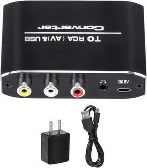 Mini High Clarity 1080P HDMI-compatible to AV CVBS/RCA Adapter Converter Audio Video for TV Projector