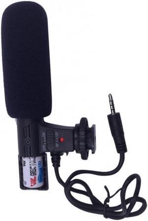 Stereo Recording Microphone Condenser Mic for DSLR Camera PC Computer Phone Photographed Professional Accessories
