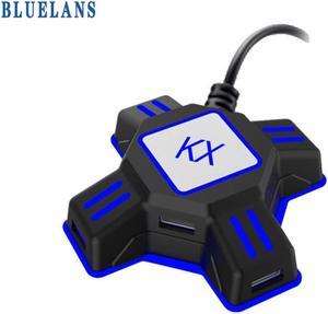 For KX USB Keyboard Mouse Adapter Gamepad Controller Video Converter For PS4 PS3 Xbox One Nintendo Switch FPS Game Accessories