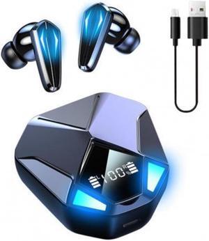 X6 Bluetooth 5.1 Wireless Earphone CVC8.0 Noise Reduction Dual-mode Decoding Headsets HiFi Stereo Sound Headphones for Gaming