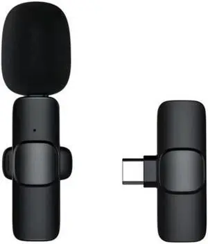 Durable Wireless Microphone 360 Omnidirectional Pickup Plug Play Portable Omnidirectional Lapel Microphone