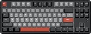 Ajazz AK871 Wireless 2.4G Gaming Mechanical Keyboard Dual Mode 87 Key Hot Swap Gamer Keyboard Ultra-long Battery Life for PC  Blue Switch Black / Grey Keyboard