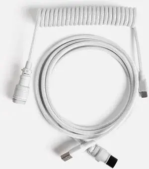 Azio Custom Mechanical Keyboard USB-C Cable, Ice White (ACD901)