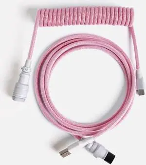 Azio Custom Mechanical Keyboard USB-C Cable, French Pink (ACD903)