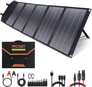 Foldable Solar Panel 200W Portable Power Bank Mono for Camping RV Battery Charge Power Station