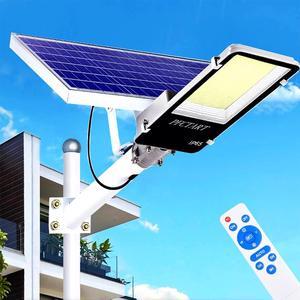 PFCTART 1000W Solar Street Light 1800 LED Large Solar Flood Light Dusk to Dawn Road Lamp