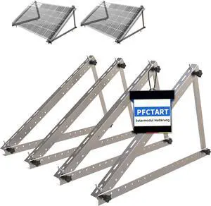 PFCTART 2 Set 45 inch Solar Panel Mount Brackets Adjustable Tilt Mount Brackets