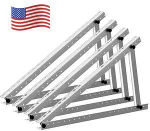 PFCTART Solar Panel Adjustable Angle Mounting Brackets Solar Panel Tilt Mount Bracket US