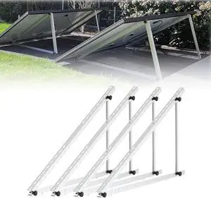 PFCTART 45 inch Adjustable Solar Panel Mount Brackets Tilt Mounting Rack Bracket (2 Set) RV