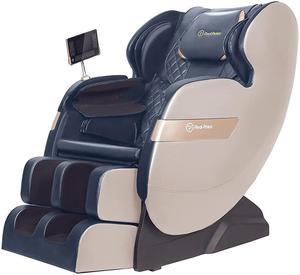 Real Relax® 2024 Favor-03 ADV Massage Chair of Dual-core S Track, Recliner of Full Body Massage Zero Gravity, Blue
