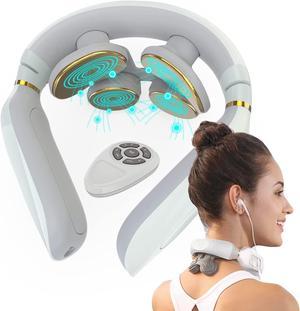 Intelligent Electric Pulse Neck Massager with Heat, Cordless Relax