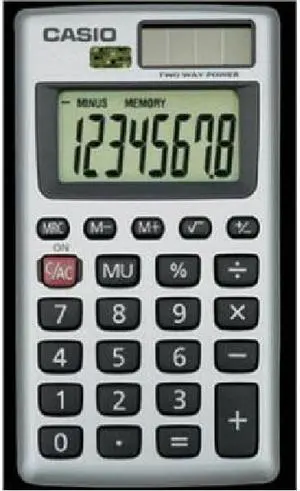 Casio 8 Digit Solar Plus Battery Calculator Auto Off Small for Pocket or Purse