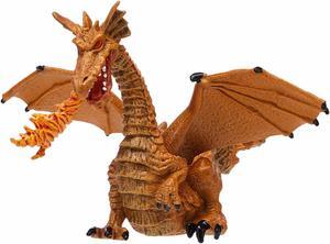 Papo Gold Dragon With Flame Fantasy Figure 39095
