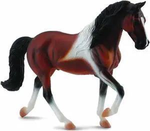 CollectA Tennessee Walking Stallion Bay Pinto Horse Figure 88450