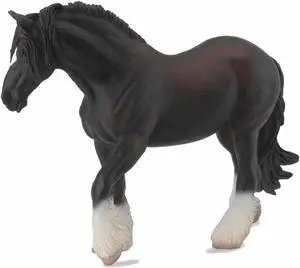 CollectA Shire Mare Black Horse Figure 88582