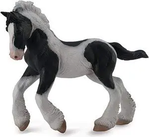 CollectA Gypsy Foal Black And White Horse Figure 88770