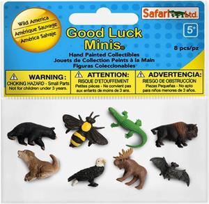 Wild America Fun Pack Mini Good Luck Figures Safari Ltd