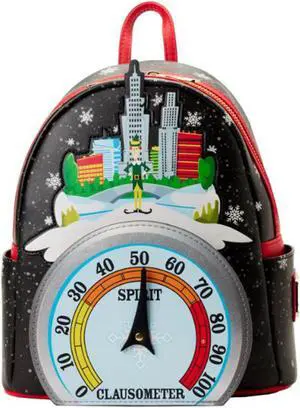 Loungefly Elf Clausometer Light Up Mini Backpack