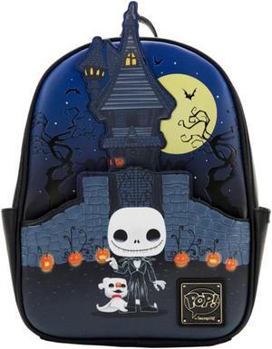 Loungefly Disney POP NBC Jack Skellington House Mini Backpack