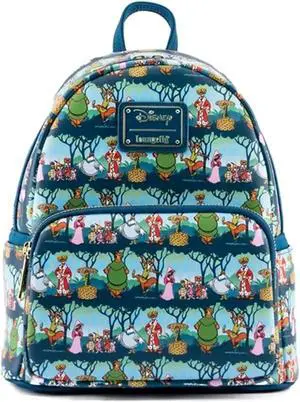 Loungefly Disney Robin Hood Sherwood All Over Print Mini Backpack