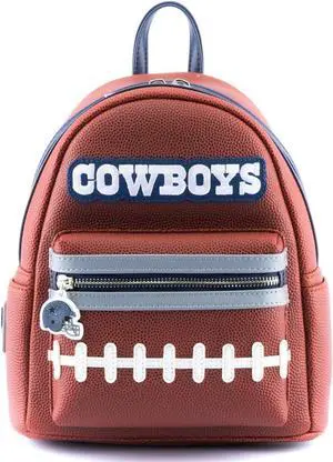 Loungefly NFL Dallas Cowboys Pigskin Logo Mini Backpack