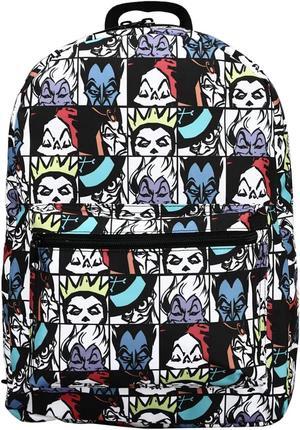 Bioworld Disney Villains Tile Print Backpack