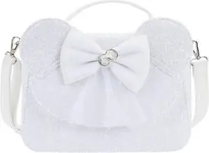 Loungefly Disney Minnie Sequin Wedding Crossbody Bag Purse
