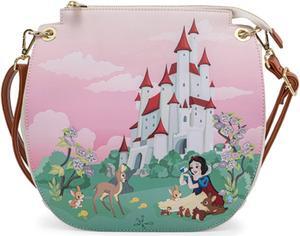 Loungefly Disney Snow White Castle Scene Crossbody Bag Purse