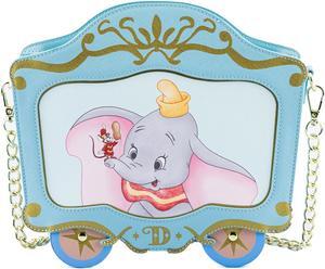 Loungefly Disney Dumbo 80th Anniversary Train Car Crossbody Bag Purse