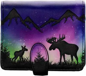 Shagwear Moose Scene Small Zipper Wallet Shagwear Moose Scene Small Zipper Wallet