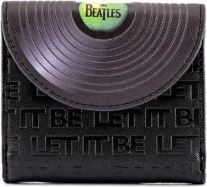 Loungefly The Beatles Let It Be Vinyl Record Zip Around Wallet