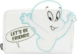 Loungefly Universal Casper Lets Be Friends Zip Around Wallet