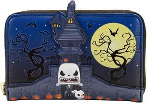 Loungefly Disney Night Before Christmas Jack Skellington Zip Wallet