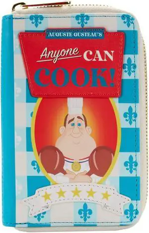 Loungefly Disney Pixar Ratatouille 15th Anniversary Cook Book Zip Around Wallet Loungefly Disney Pixar Ratatouille 15th Anniversary Cook Book Zip Around Wallet