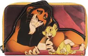 Loungefly Disney Lion King Villains Scene Scar Zip Around Wallet Loungefly Disney Lion King Villains Scene Scar Zip Around Wallet