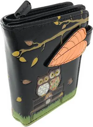Shagwear Black Park Bench Small Wallet