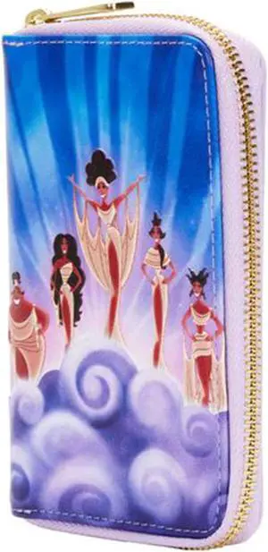 Loungefly Disney Hercules Muses Zip Around Wallet