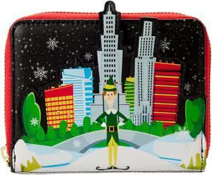Loungefly Elf Buddy In Manhattan Zip Around Wallet