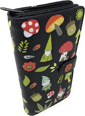 Shagwear Gnome Forest Black Wallet Shagwear Gnome Forest Black Wallet