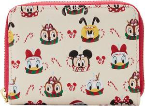 Loungefly Disney Hot Cocoa Mugs AOP Zip Around Wallet