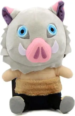 Demon Slayer Inosuke Sitting 7 Inch Plush Figure