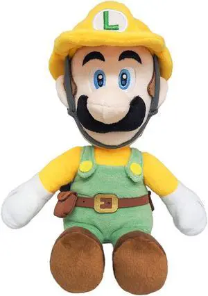 Little Buddy Super Mario All Star Builder Luigi 10 Inch Plush Figure Little Buddy Super Mario All Star Builder Luigi 10 Inch Plush Figure