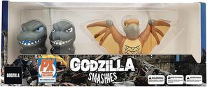 Godzilla SDCC Exclusive Godzilla Smashies Street Doll 3 Piece Set Limited Edition Plush Figures