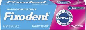 (6 Packs) Fixodent Denture Adhesive Cream .75oz