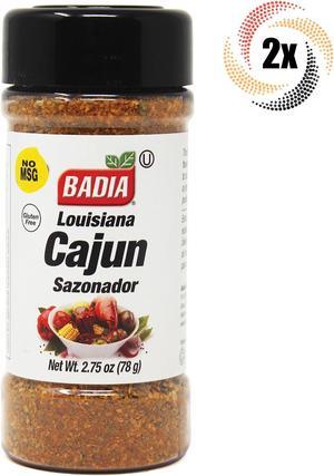 2x Shakers Badia Louisiana Cajun Seasoning  275oz  Gluten Free  Sazonador
