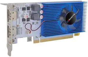 SRhonyra R5 230 Low Profile Graphics Card 2GB DDR3 Dual HDMI 1080P  PCIe 2.0 x16 Bus Powered Support Splicing Mode 20 Watts SFF GPU