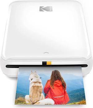 KODAK Step Wireless Mobile Photo Mini Color Printer (White) Compatible w/  iOS & Android, NFC & Bluetooth Devices 